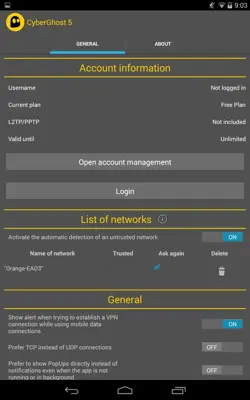 CyberGhost android App screenshot 3